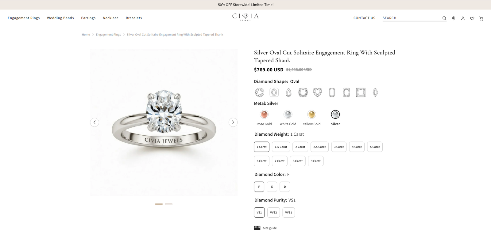 Civia Jewels Desktop View 3