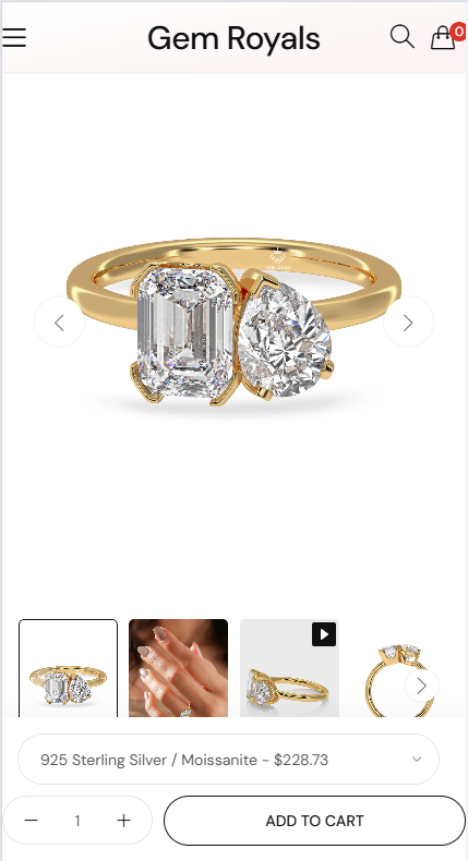 Gem Royals Mobile View 3